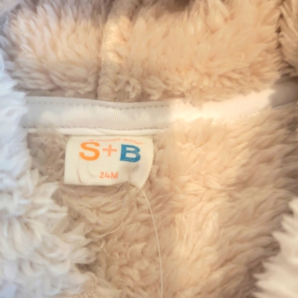 Suzanne Betro sherpa hooded jumpsuit size 24 months - Picture 4 of 7